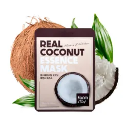 FarmStay Real Coconut Essence Mask – niisutav vananemisvastane kangasnäomask