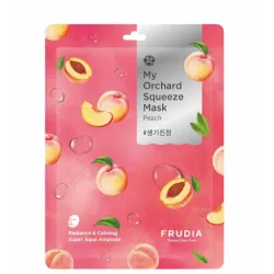 Frudia My Orchard Peach Squeeze Mask – niisutav kangasnäomask virsikuga