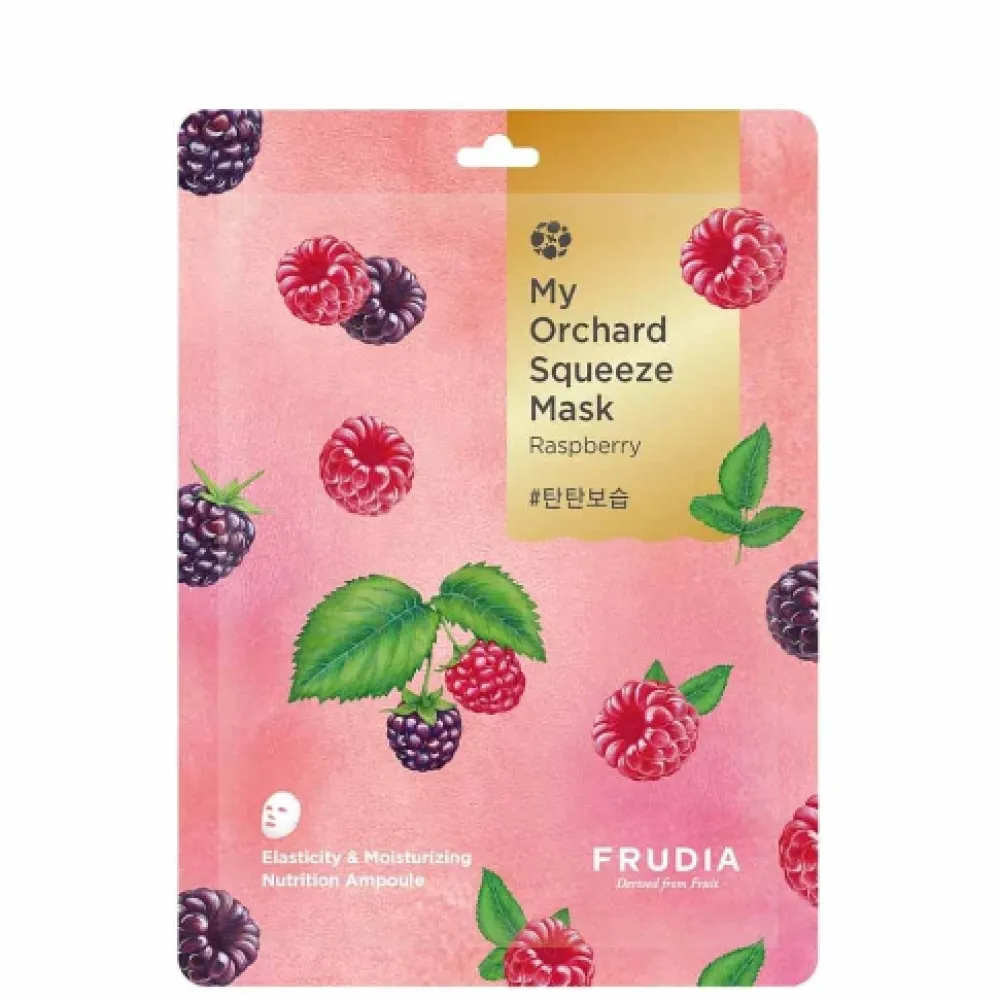 Frudia My Orchard Raspberry Squeeze Mask - niisutav kangasnäomask, vaarikas