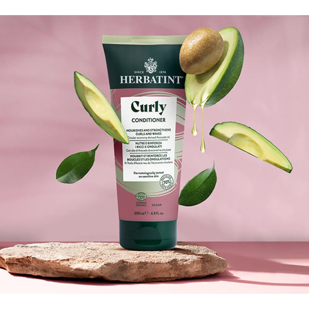 HERBATINT CURLY Conditioner – palsam lokkis juustele, 200 ml