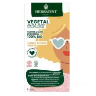 HERBATINT Vegetal Color – orgaaniline juuksevärv (Honey Blond Power / mesi-blond)