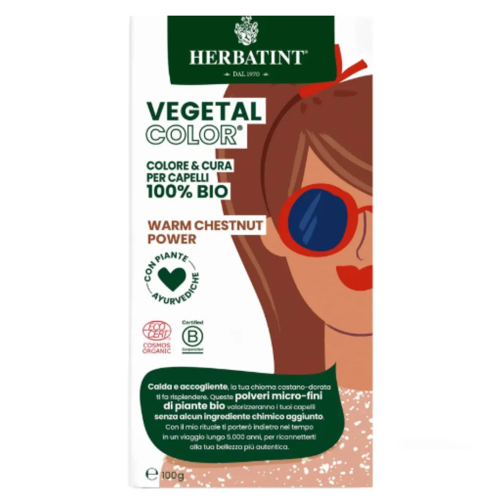 HERBATINT Vegetal Color - Orgaaniline juuksevärv (Soe kastanipruun / Pruun)