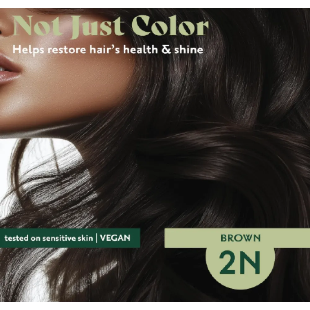 HERBATINT kauakestev looduslik taimepõhine geeljuuksevärv - 2N (pruun)