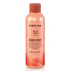 Inebrya Hydrogen Peroxide 30vol (9%) - lõhnastatud oksüdeeriv emulsioon piimavalkudega, 150 ml