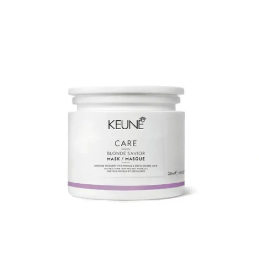 KEUNE Care Blonde Savior Mask, poorsetele, dekoloreeritud juustele, 200 ml