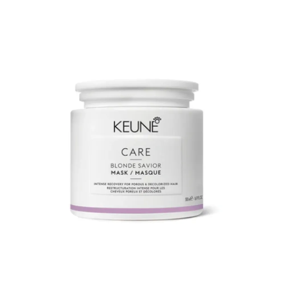 KEUNE Care Blonde Savior Mask – mask poorsetele, dekoloreeritud juustele, 500 ml