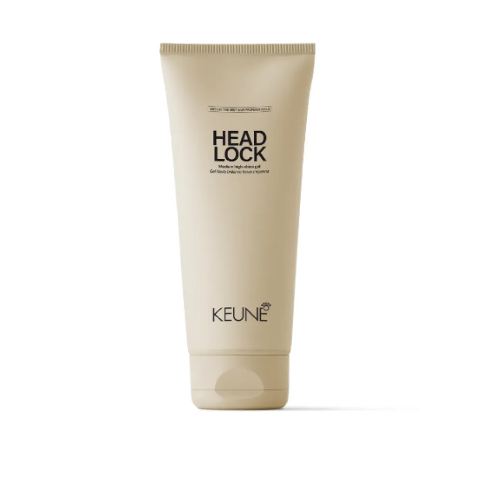 KEUNE Style HEAD LOCK - keskmise hoidvusega geel tugeva läikega, 200 ml