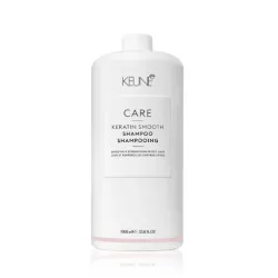 KEUNE Care Keratin Smooth Shampoo – siledust andev keratiinishampoon, 1000 ml