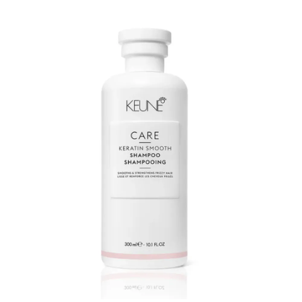 KEUNE Care Keratin Smooth Shampoo – silendav keratiinšampoon, 300 ml