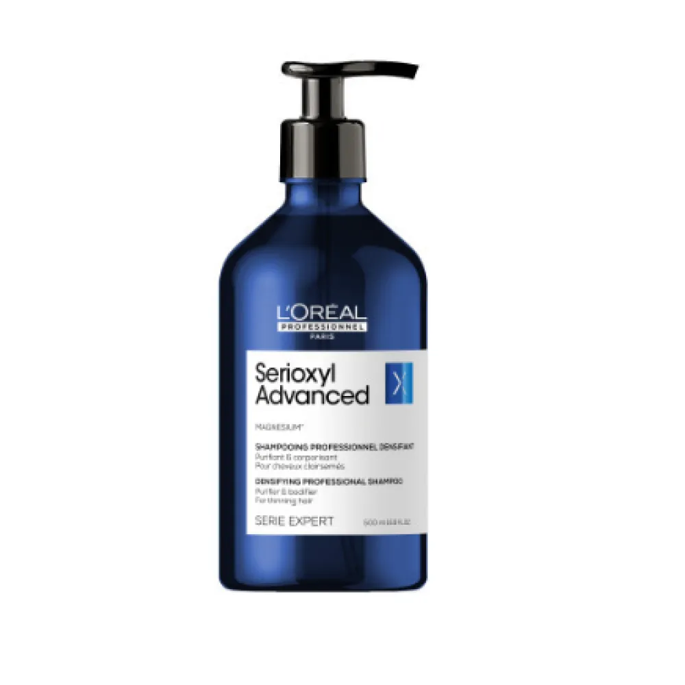 L'Oreal Professionnel Serioxyl Advanced - puhastav šampoon õhukestele juustele, 500 ml