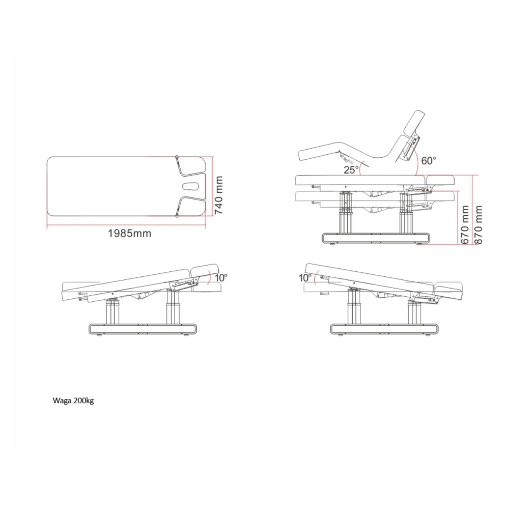 Elektriline massaažilava SIENA