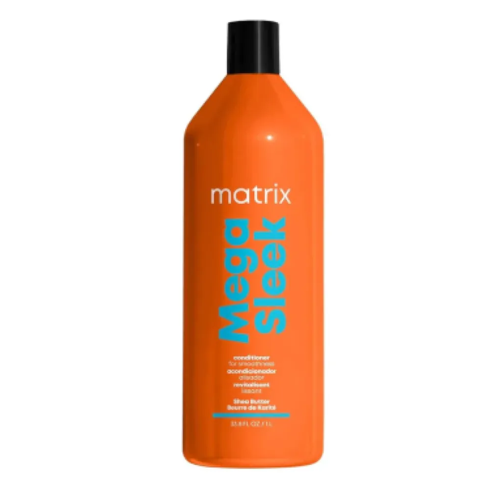 Matrix Total Results Mega Sleek Conditioner – sheavõiga konditsioneer ebaalluvatele juustele, 1000 ml