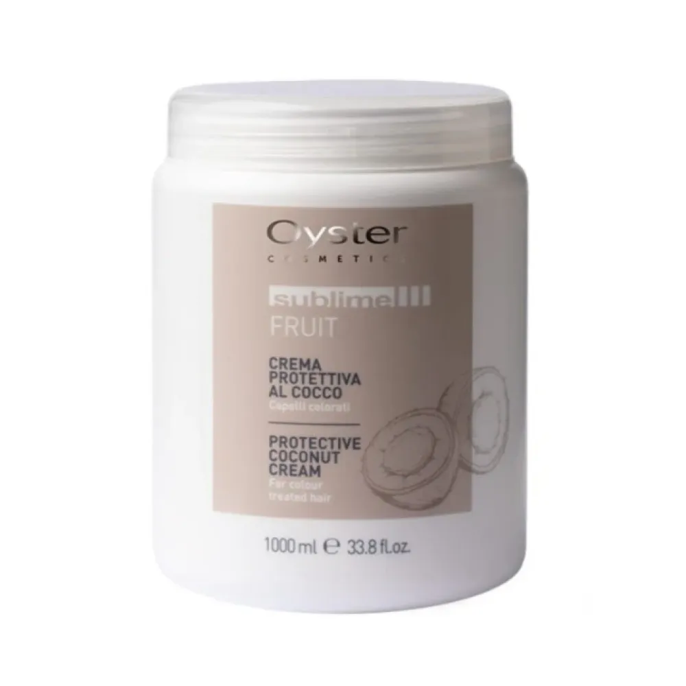 Oyster FRUIT SUBLIME COCCO Mask – juuksevärvi kaitsev mask-kreem, 1000 ml