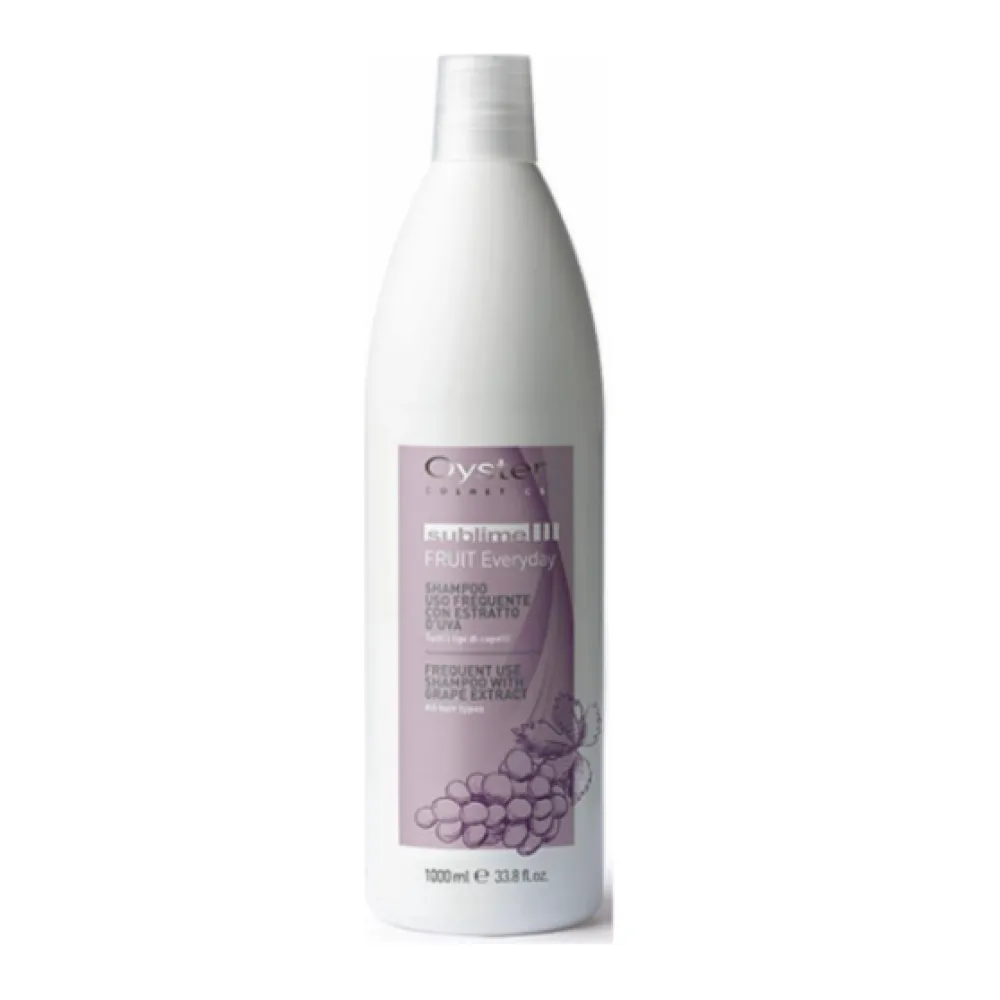 Oyster FRUIT SUBLIME Grape Extract Shampoo - Igapäevane šampoon, 1000 ml