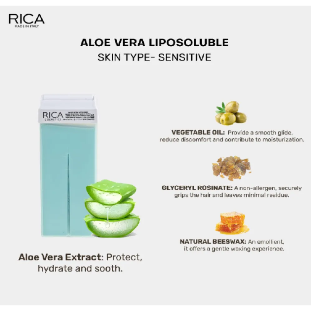 RICA Aloe Vera vaha – aaloeekstraktiga, 100 ml