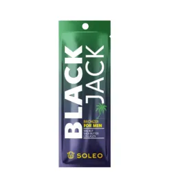 SOLEO Black Jack - solaariumi kreem meestele koos bronzeritega, 15 ml