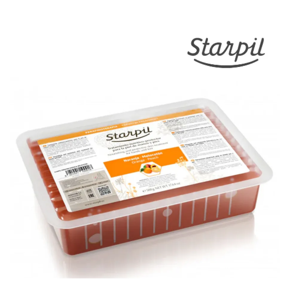 Starpil Orange-Peach parafiiniravi – apelsini-persiku parafiin, 500 g