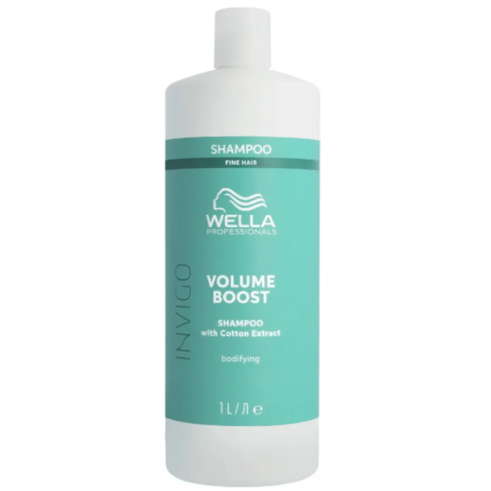 WELLA PROFESSIONAL INVIGO Volume Boost Shampoo – šampoon juuksemahu jaoks, 1000 ml