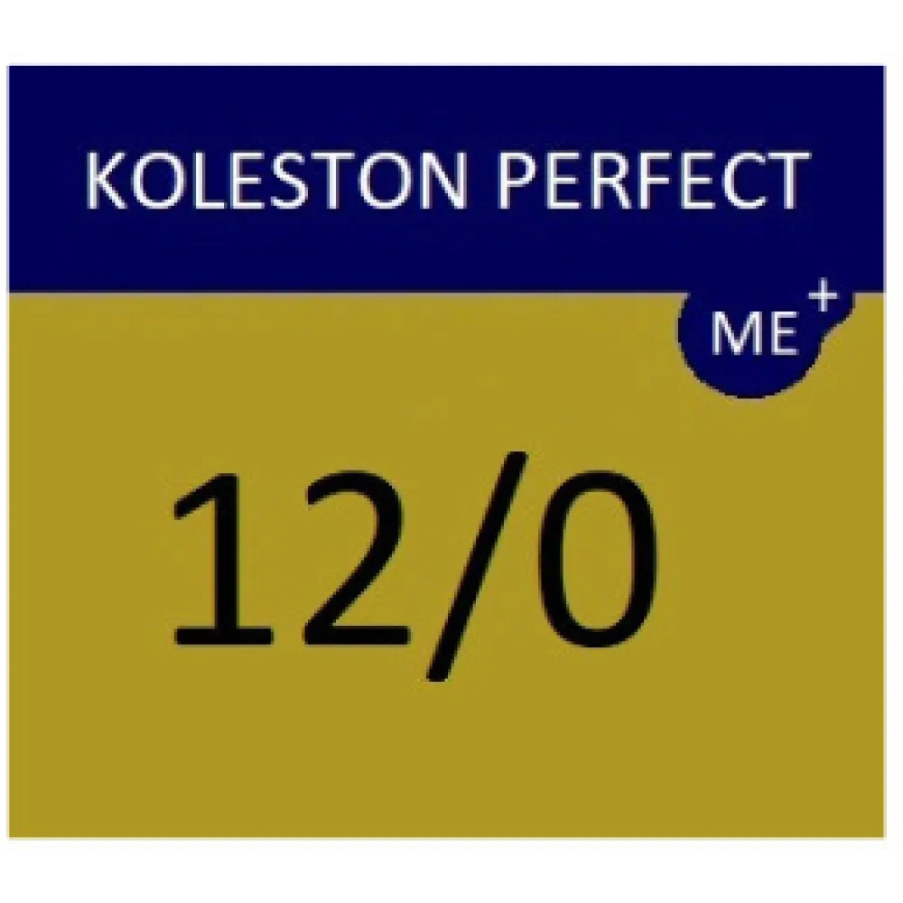 WELLA PROFESSIONALS KOLESTON PERFECT ME+ - Juuksevärv, 12/0 - Väga hele naturaalne blond