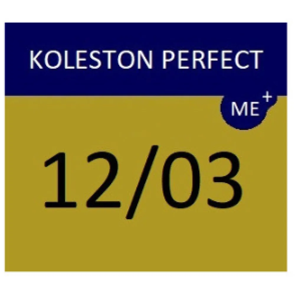 WELLA PROFESSIONALS KOLESTON PERFECT ME+ - Juuksevärv, 12/03 - Väga hele loomulik kuldne blond