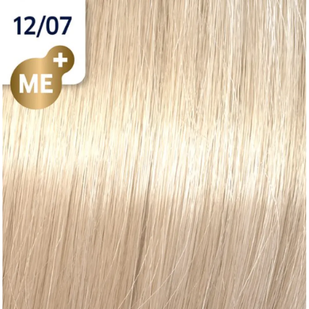 WELLA PROFESSIONALS KOLESTON PERFECT ME+ - Juuksevärv 12/07 — väga hele blond, naturaalne pruun