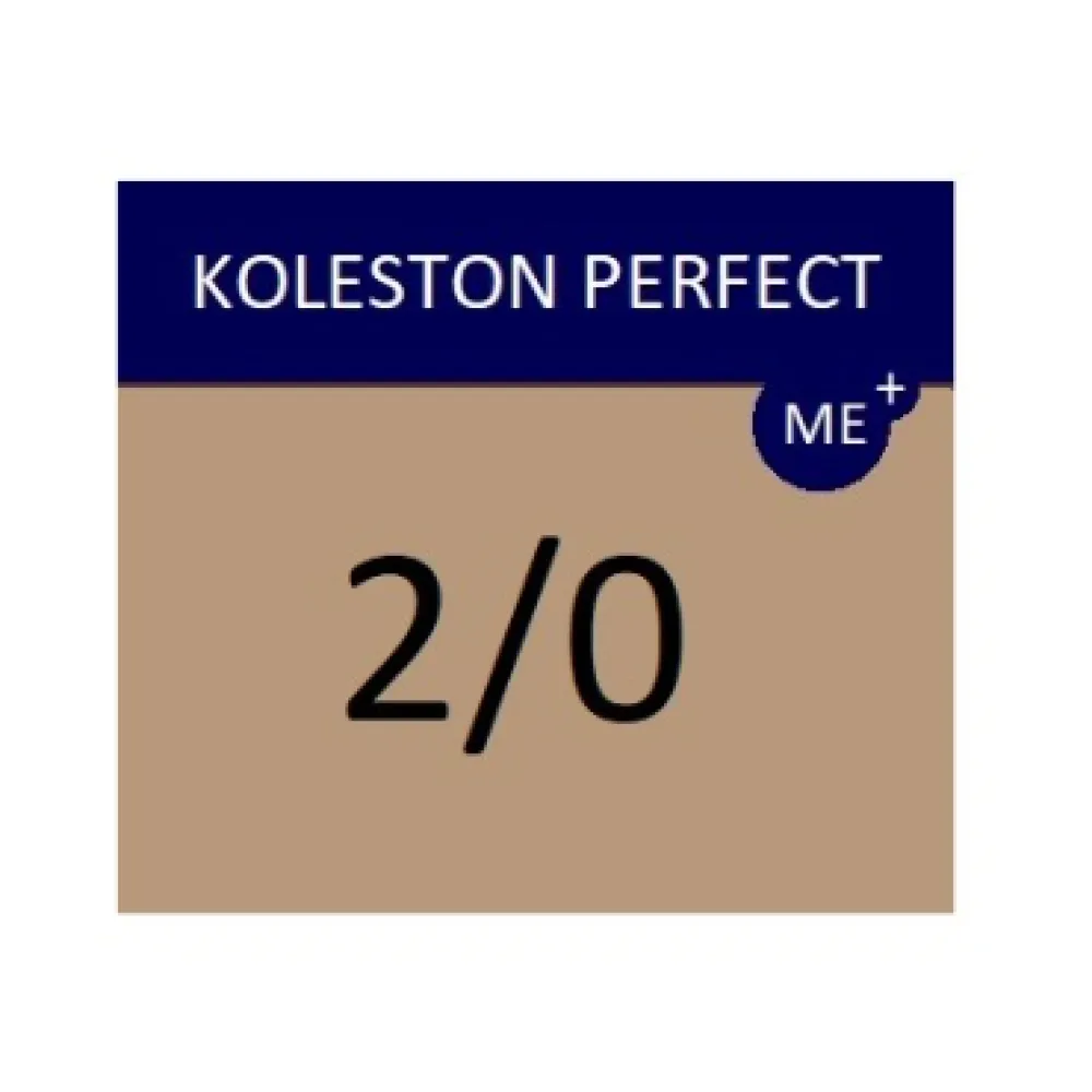 WELLA PROFESSIONALS KOLESTON PERFECT ME+ - Juuksevärv, 2/0 - MUST