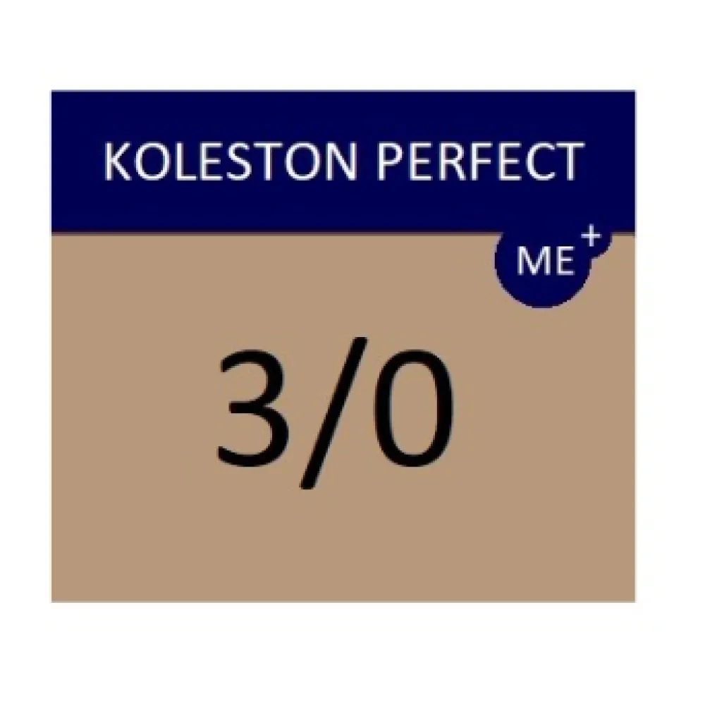 WELLA PROFESSIONALS KOLESTON PERFECT ME+ - Juuksevärv, 3/0 - TUMEPRUUN