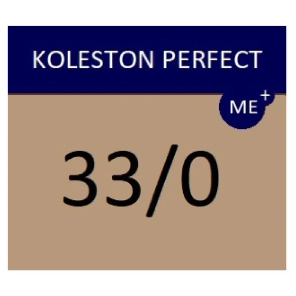 WELLA PROFESSIONALS KOLESTON PERFECT ME+ - Juuksevärv 33/0 - Tumepruun, intensiivselt naturaalne