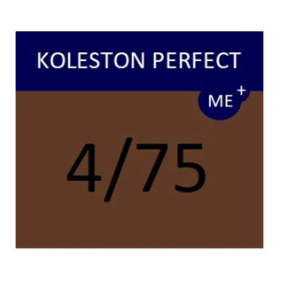 WELLA PROFESSIONALS KOLESTON PERFECT ME+ - Juuksevärv, 4/75 - Pruun punakas-pähkel