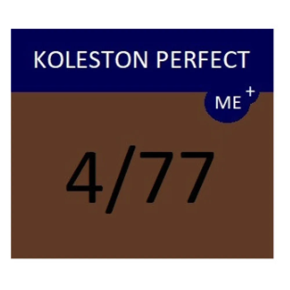 WELLA PROFESSIONALS KOLESTON PERFECT ME+ - Juuksevärv, 4/77 - Intensiivne tumepruun