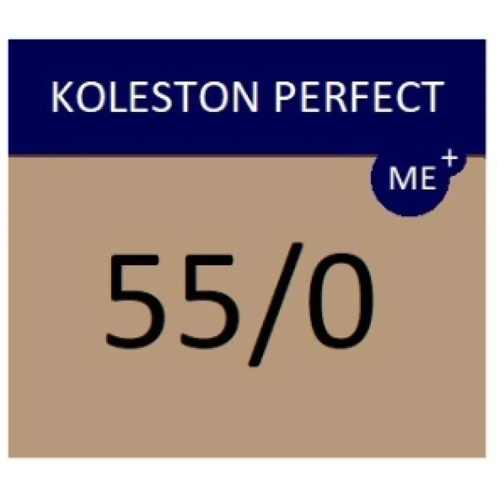 WELLA PROFESSIONALS KOLESTON PERFECT ME+ - juuksevärv 55/0 — helepruun, intensiivselt naturaalne