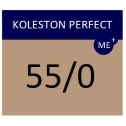 WELLA PROFESSIONALS KOLESTON PERFECT ME+ - juuksevärv 55/0 — helepruun, intensiivselt naturaalne