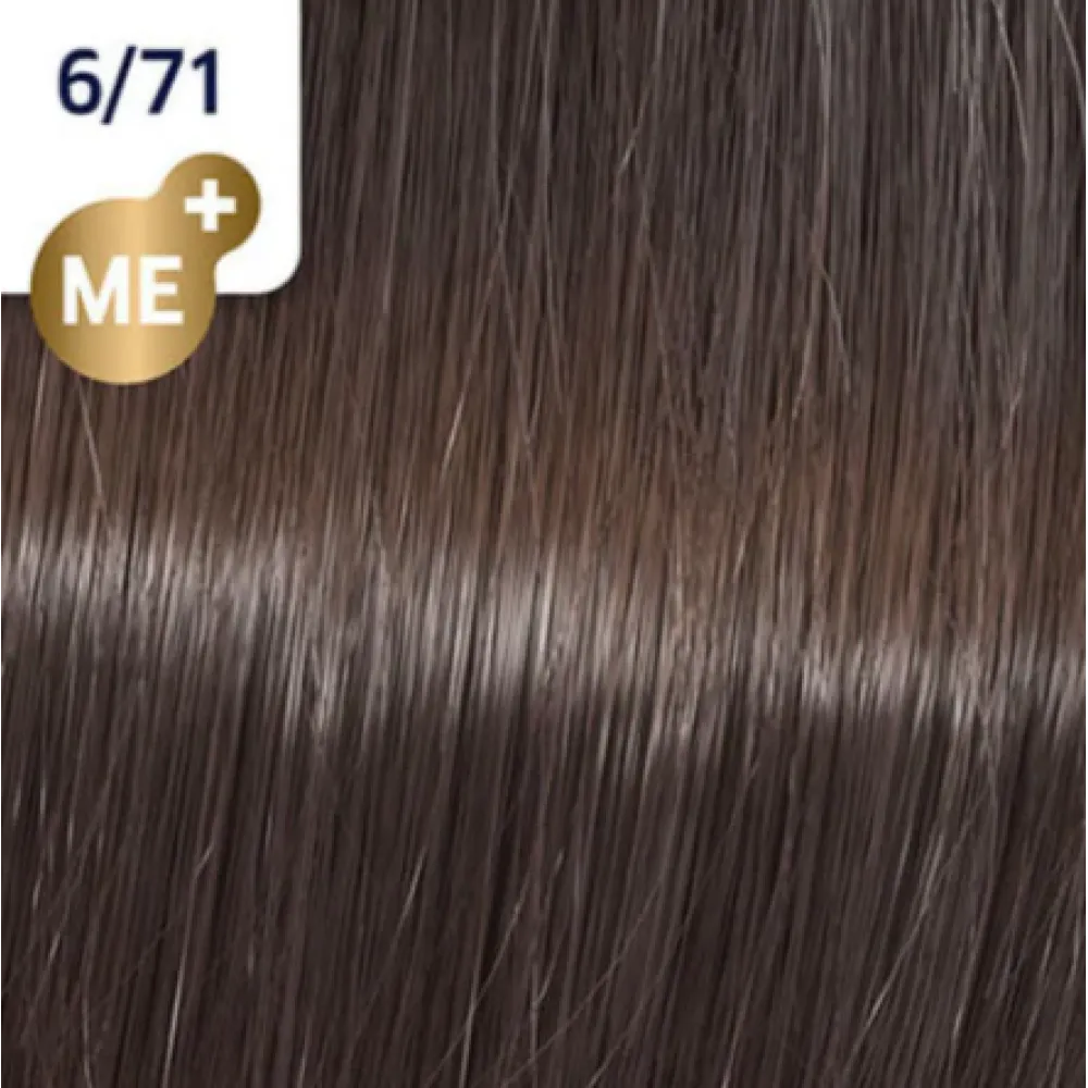 WELLA PROFESSIONALS KOLESTON PERFECT ME+ - Juuksevärv, 6/71 - TUME BLOND / TUHKPRUUN