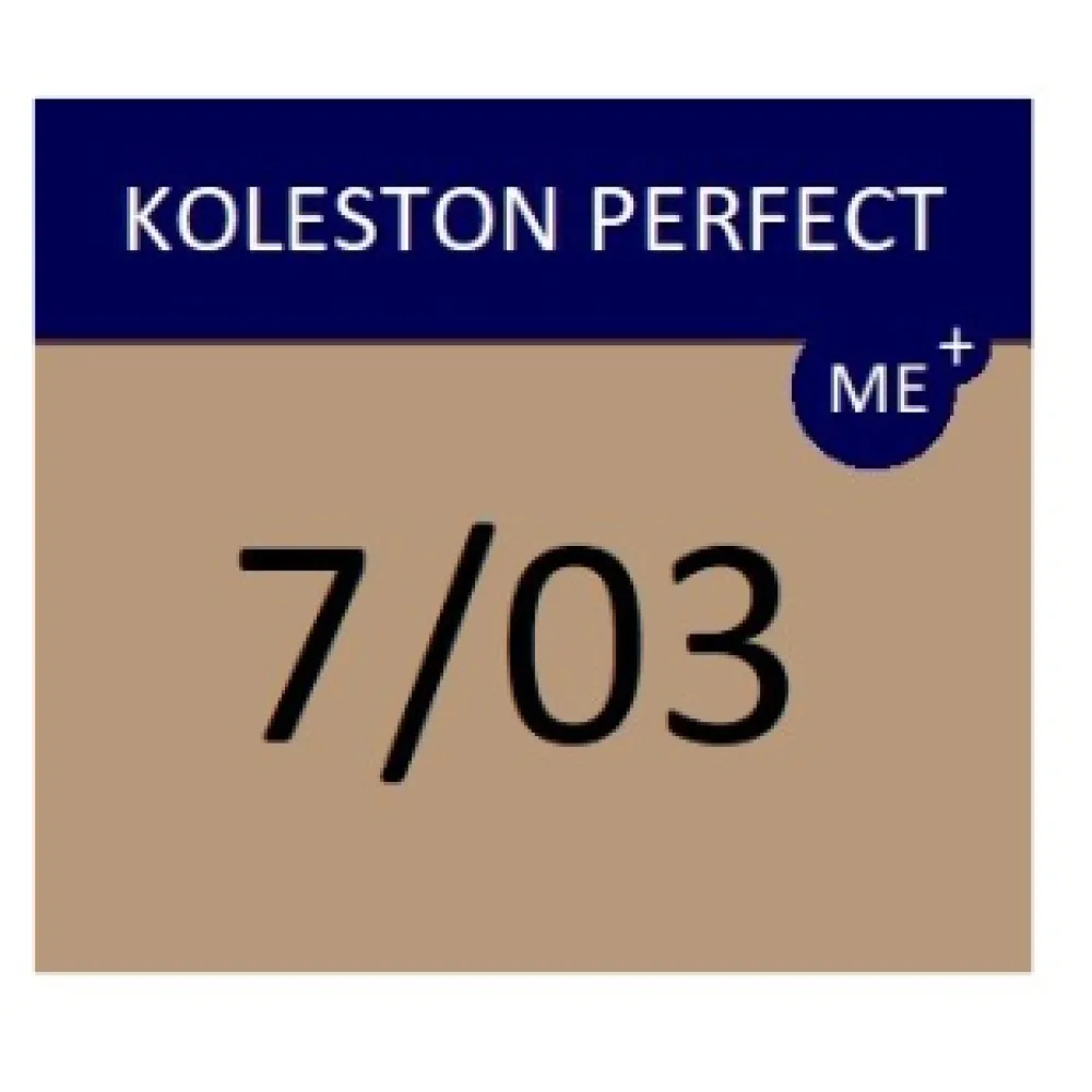WELLA PROFESSIONALS KOLESTON PERFECT ME+ – juuksevärv 7/03 – naturaalne kuldne blond