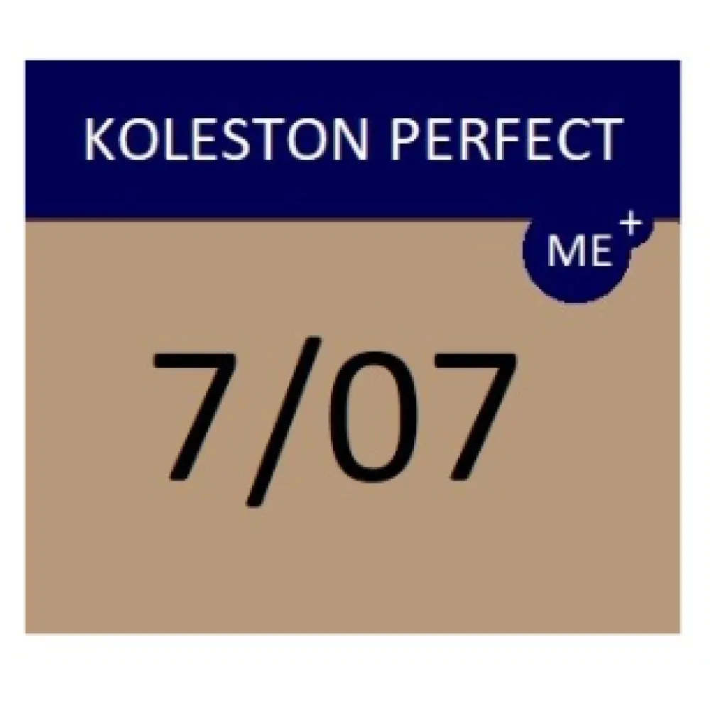 WELLA PROFESSIONALS KOLESTON PERFECT ME+ – juuksevärv 7/07 – looduslik pruunblond