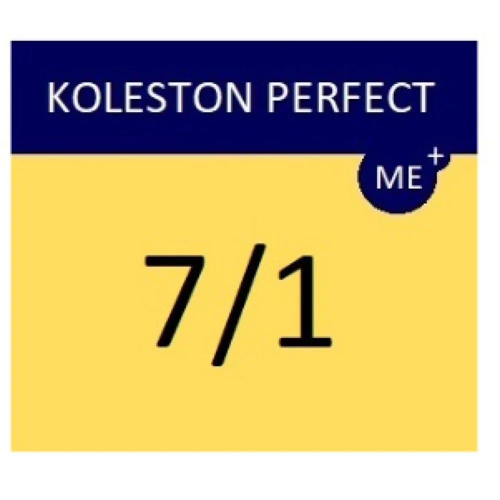 WELLA PROFESSIONALS KOLESTON PERFECT ME+ - Juuksevärv, 7/1 - TUHKBLOND