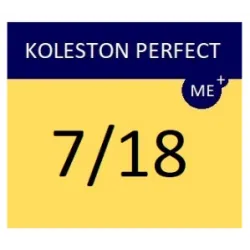 WELLA PROFESSIONALS KOLESTON PERFECT ME+ - juuksevärv 7/18 – keskmine blond (pärltuhkjas)