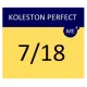 WELLA PROFESSIONALS KOLESTON PERFECT ME+ - juuksevärv 7/18 – keskmine blond (pärltuhkjas)