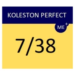 WELLA PROFESSIONALS KOLESTON PERFECT ME+ – juuksevärv 7/38, keskmine blond (kuldne pärl)
