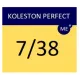 WELLA PROFESSIONALS KOLESTON PERFECT ME+ – juuksevärv 7/38, keskmine blond (kuldne pärl)