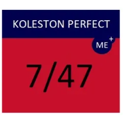 WELLA PROFESSIONALS KOLESTON PERFECT ME+ - Juuksevärv 7/47 - Keskmine punakas-pruuni blond