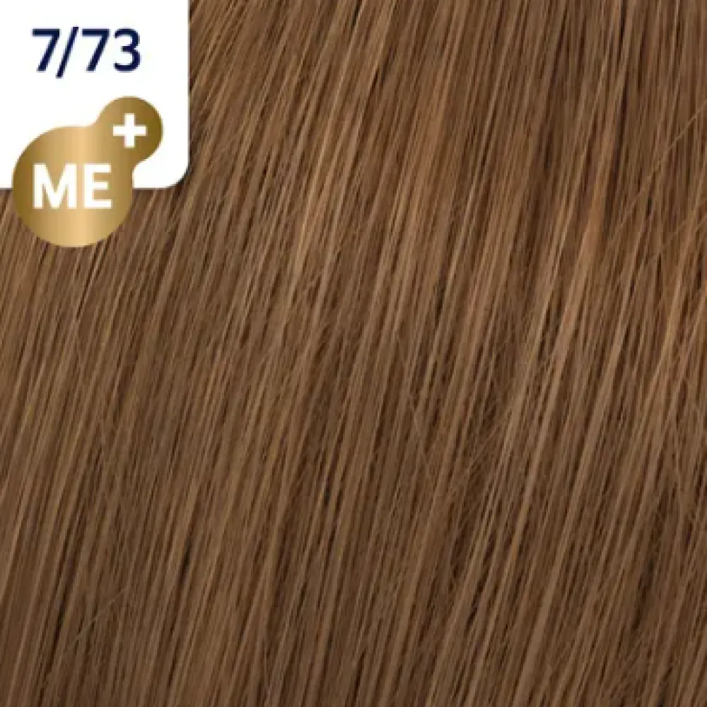 WELLA PROFESSIONALS KOLESTON PERFECT ME+ – juuksevärv 7/73 – keskmine blond, kuldpruun