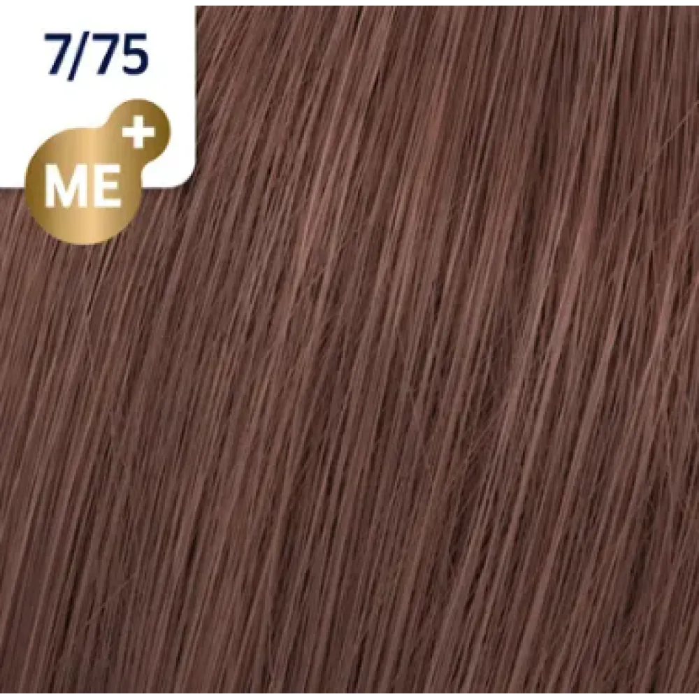 WELLA PROFESSIONALS KOLESTON PERFECT ME+ - Juuksevärv 7/75 - keskmine blond-pruun, punakas-violetne