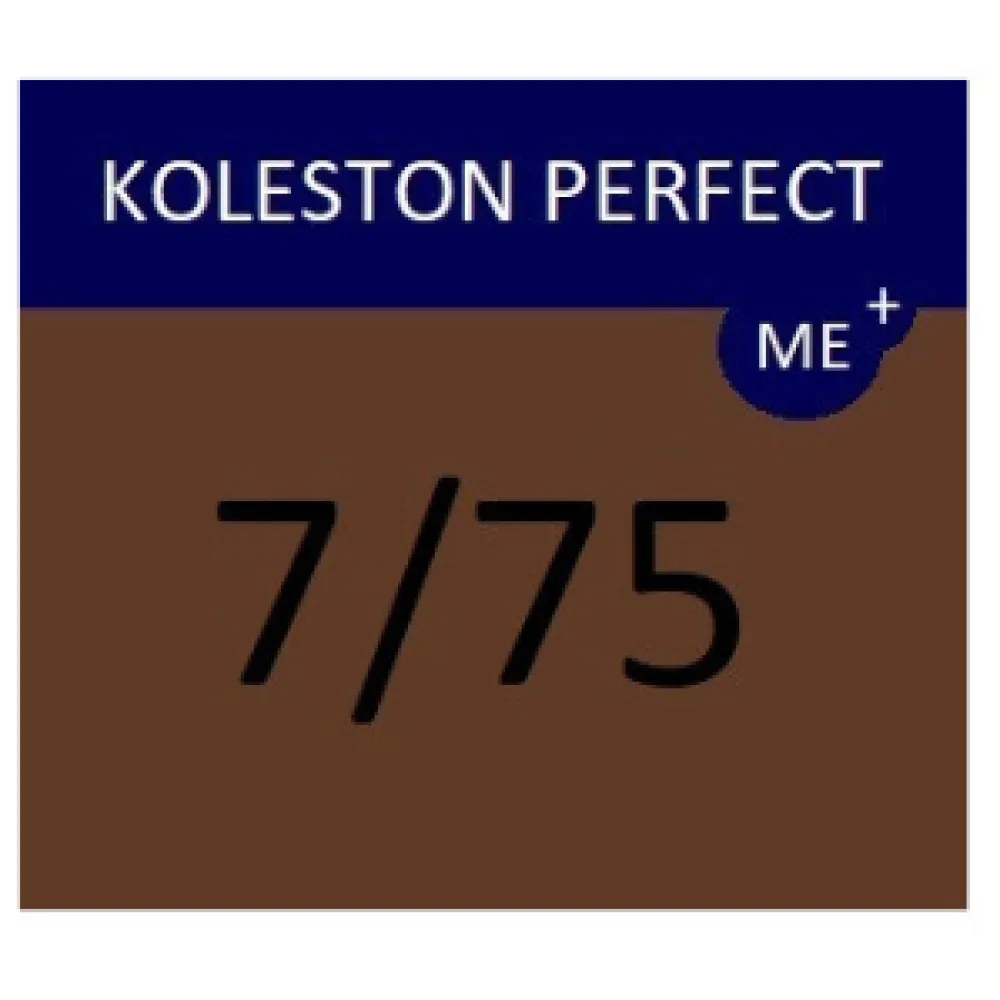 WELLA PROFESSIONALS KOLESTON PERFECT ME+ - Juuksevärv 7/75 - keskmine blond-pruun, punakas-violetne