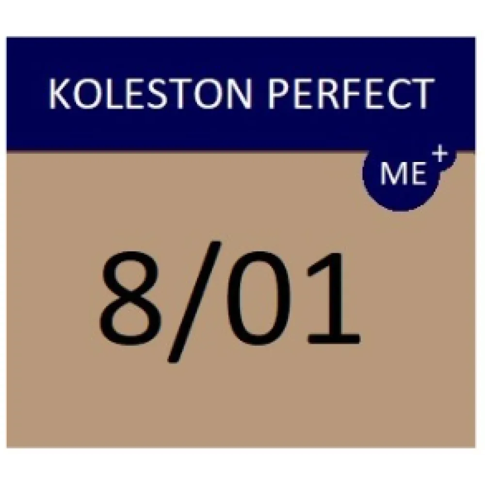 WELLA PROFESSIONALS KOLESTON PERFECT ME+ – Juuksevärv 8/01 – hele naturaalne tuhkhall blond
