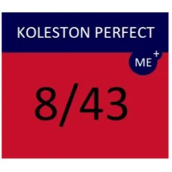 WELLA PROFESSIONALS KOLESTON PERFECT ME+ - Juuksevärv, 8/43 - Helepunakas kuldne blond