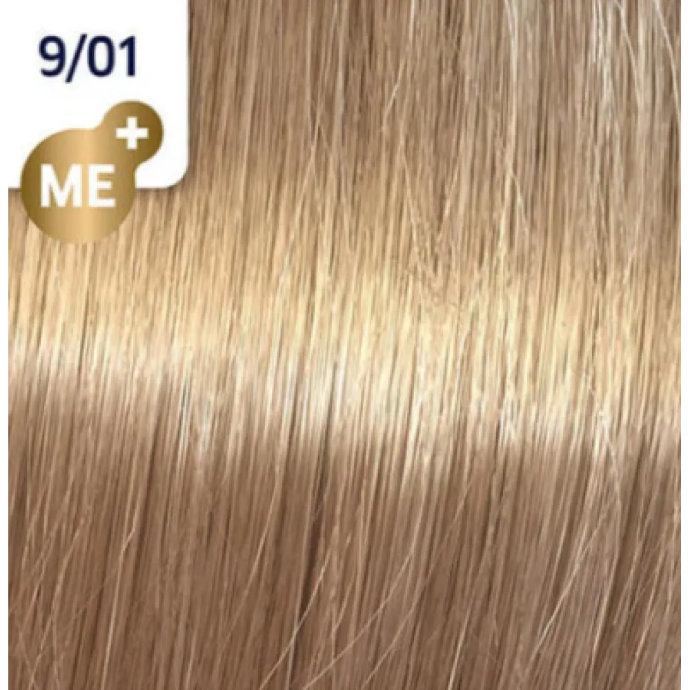 WELLA PROFESSIONALS KOLESTON PERFECT ME+ - juuksevärv 9/01 - väga hele naturaalne tuhkblond
