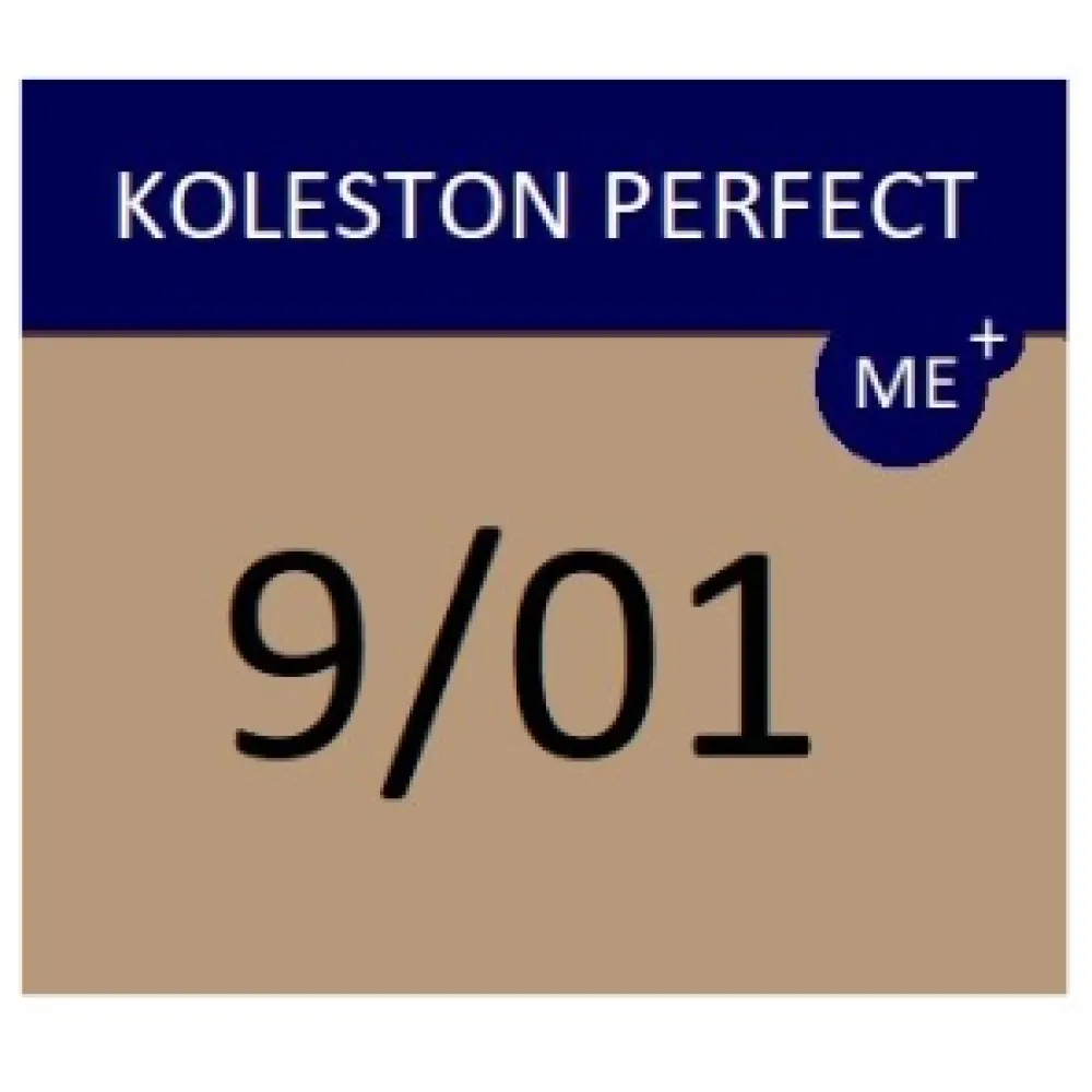 WELLA PROFESSIONALS KOLESTON PERFECT ME+ - juuksevärv 9/01 - väga hele naturaalne tuhkblond