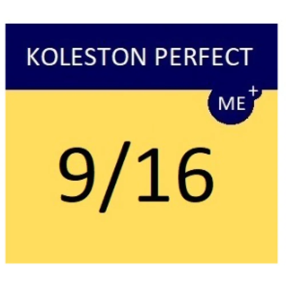WELLA PROFESSIONALS KOLESTON PERFECT ME+ - Juuksevärv 9/16 - Väga hele tuhane-violetne blond