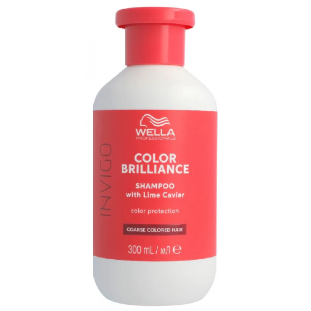 WELLA PROFESSIONAL INVIGO Color Brilliance Coarse Shampoo, šampoon paksudele ja värvitud juustele, 300 ml